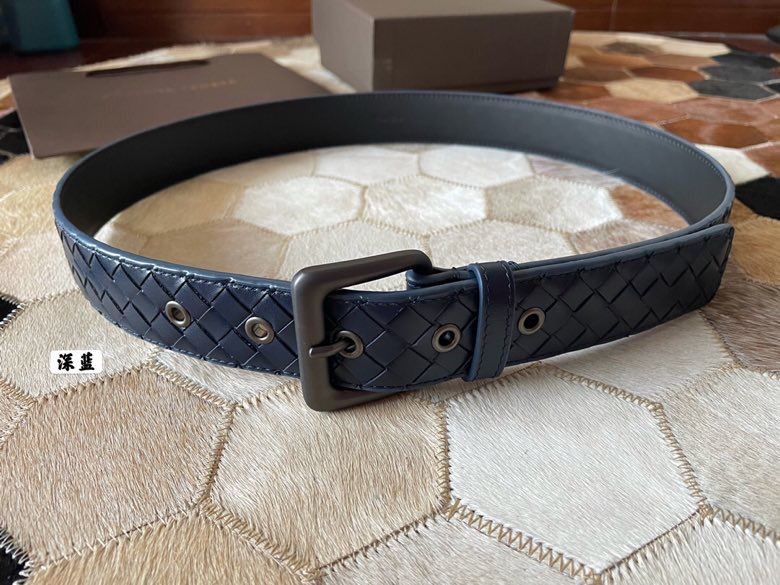 Bottega Veneta Cowhide woven classic color buckle 3.8cm belt