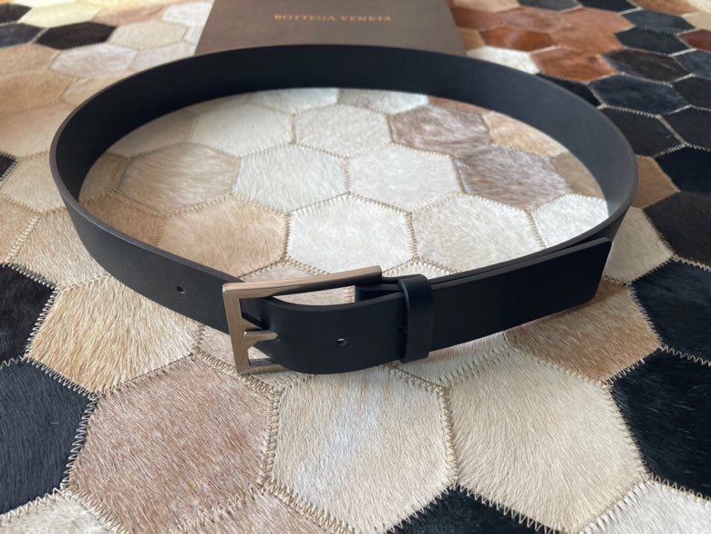 Bottega Veneta High-quality leather 3.5cm belt