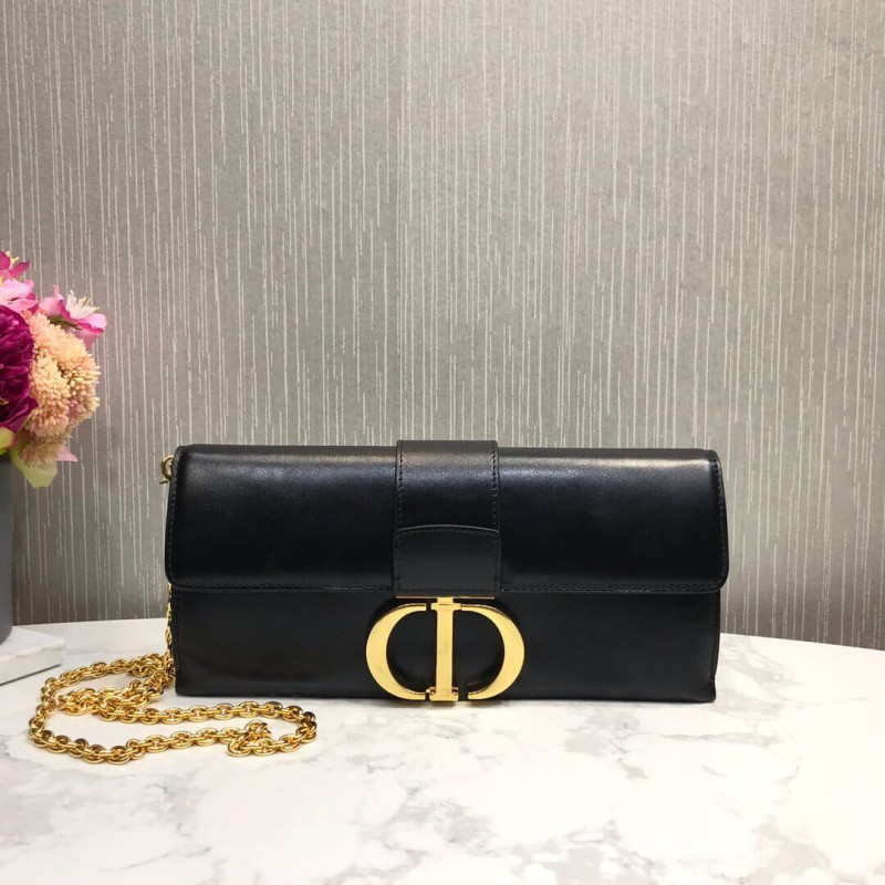 Christian Dior 30 Montaigne Calfskin Clutch Chain Bag M9206