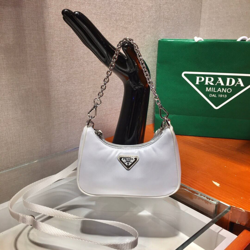 Prada Mini Nylon Hobo Bag 15cm 1BC204