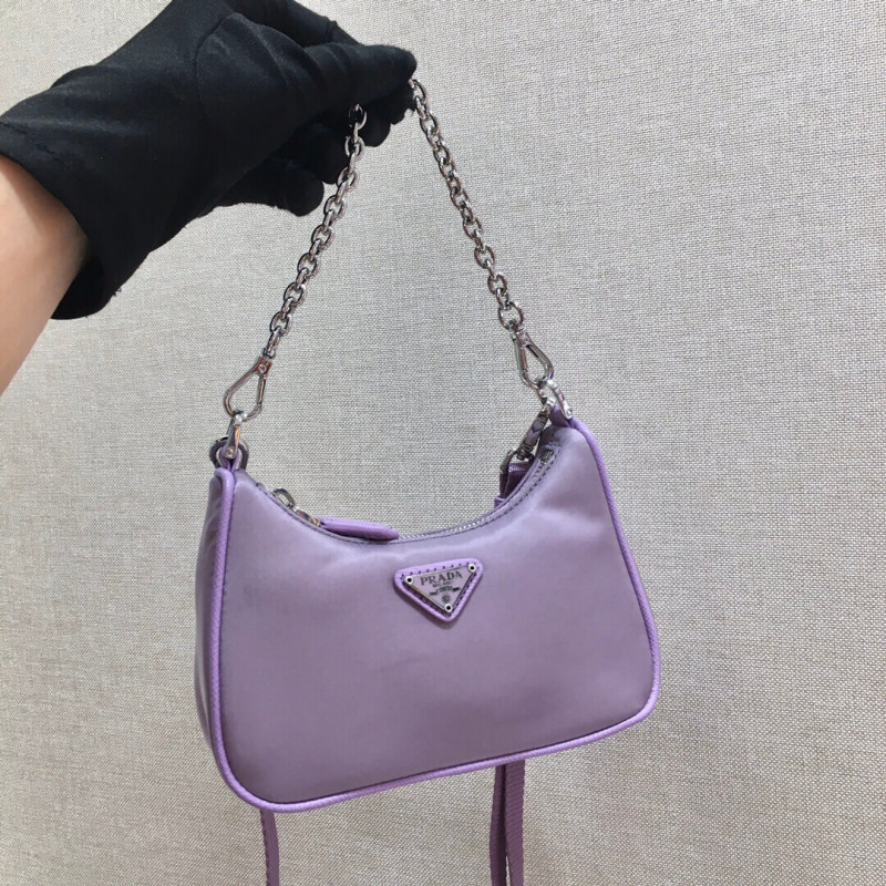 Prada Mini Nylon Hobo Bag 15cm 1BC204