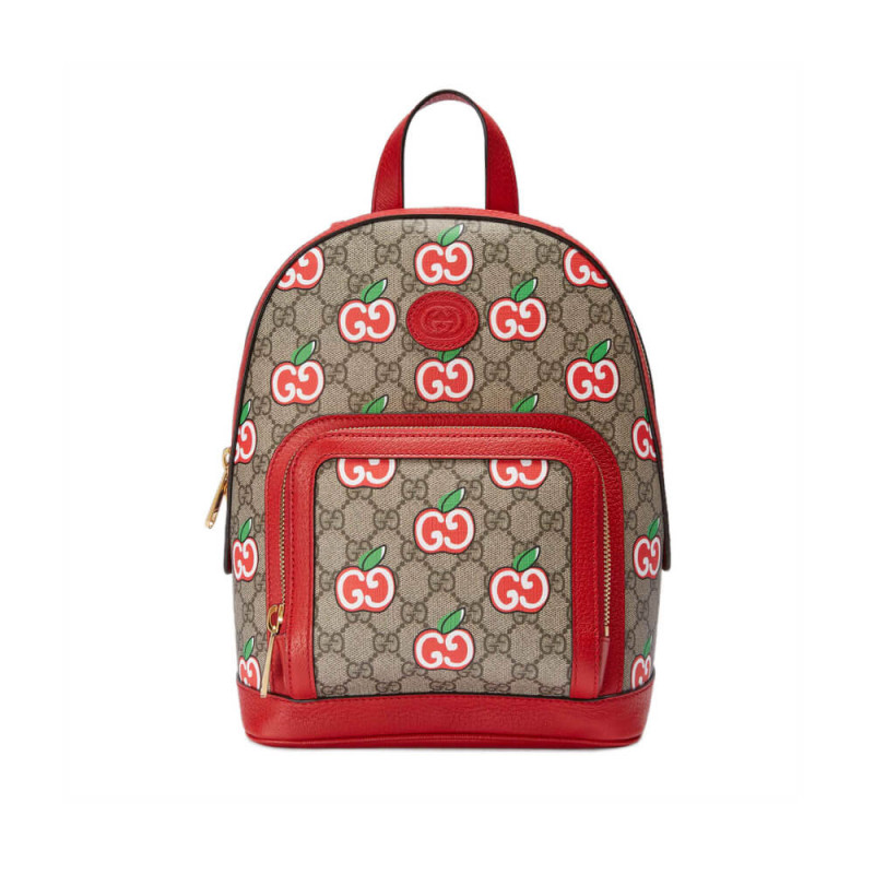 Gucci GG Apple Print Small Backpack 601296