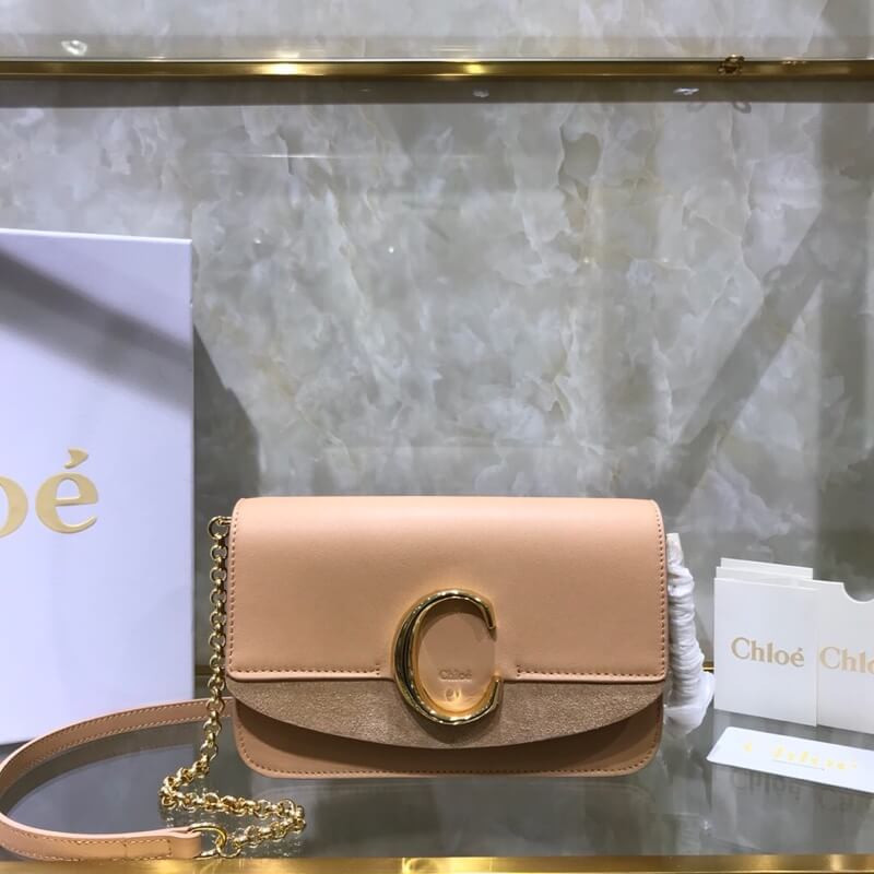 Chloe C Clutch With Chain S1159