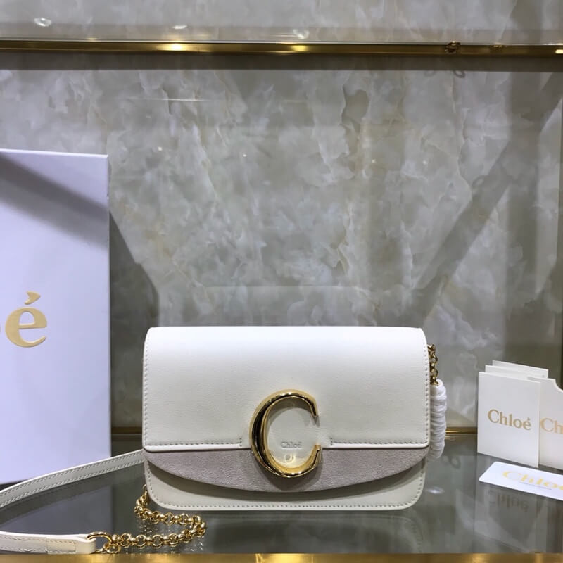 Chloe C Clutch With Chain S1159