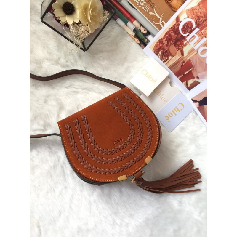 Chloe Mini Marcie Bag in Suede P580