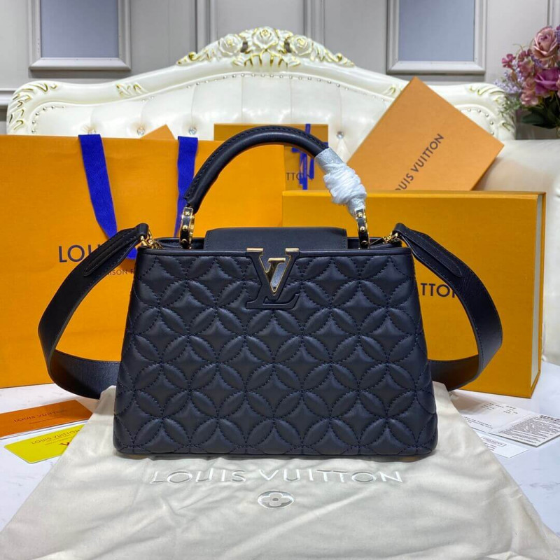 Louis Vuitton Capucines BB Bag In Quilting Lambskin M55360