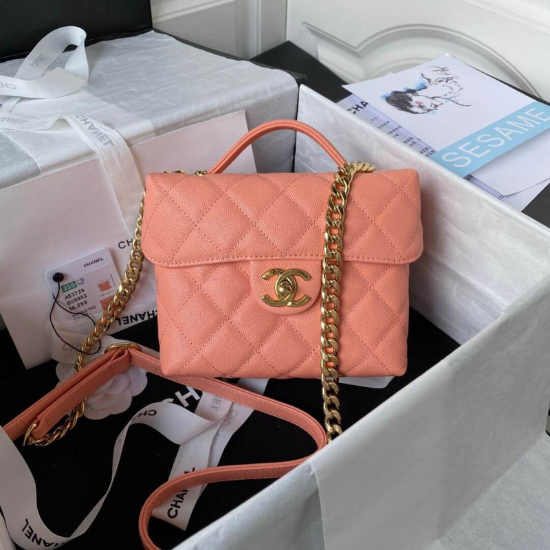 Chanel Grained Calfskin Small Vanity Case AS3729