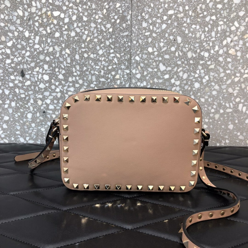 Valentino Garavani Small Rockstud Calfskin Crossbody Bag 0809