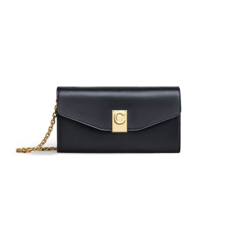 Celine C Wallet On Chain In Smooth Calfskin 10B903