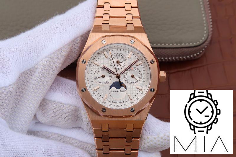 Audemars Piguet Royal Oak 41MM 26574OR.OO.1220OR.01 JF Factory White Dial