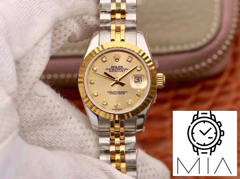Rolex Lady Datejust 28mm 18K Gold Dial