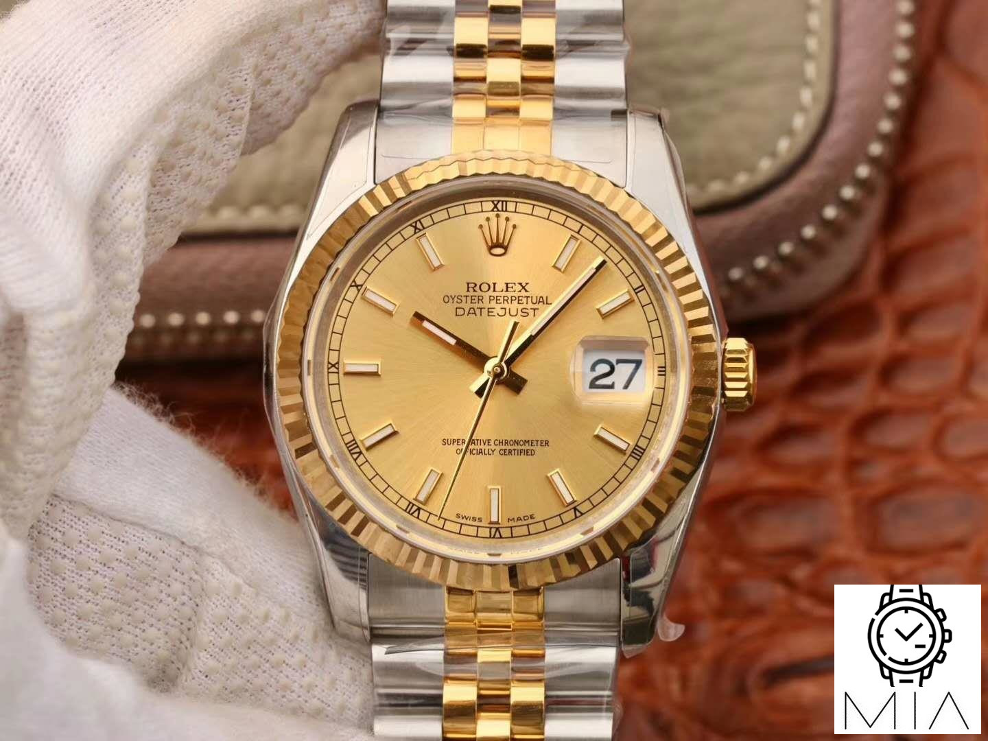 Rolex Datejust 36MM 116233 AR Factory V2 Champagne Dial