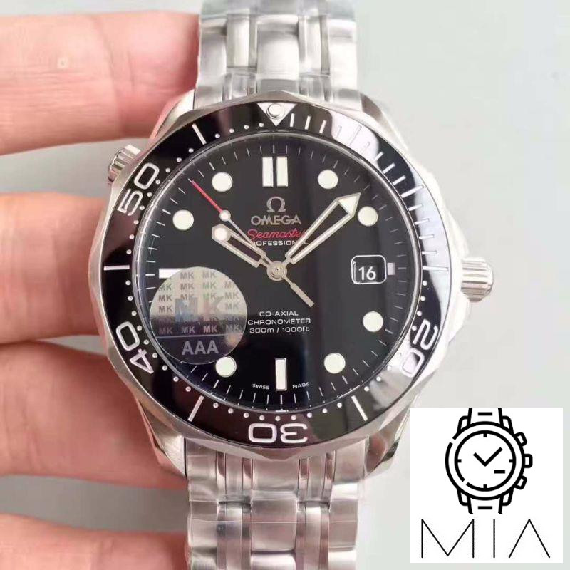 Omega Seamaster Diver 300M Co-Axial 41MM 212.30.41.20.01.003 MKS Factory Black Dial