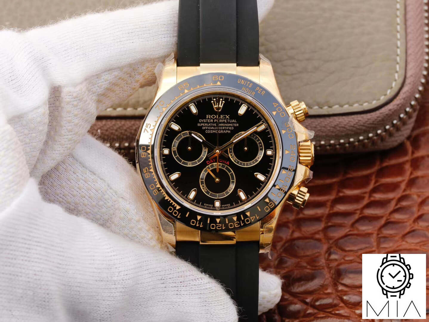 Rolex Daytona Cosmograph M116518ln-0043 JH Factory Black Strap