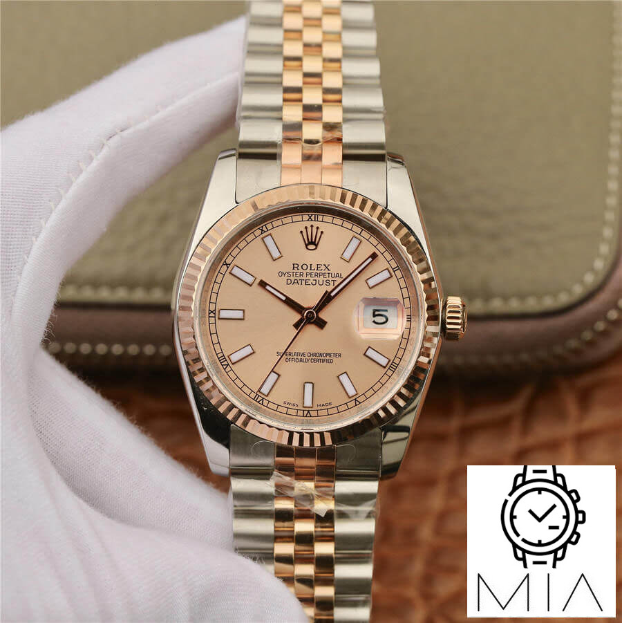 Rolex Datejust 116231 36MM GM Factory Pink Dial