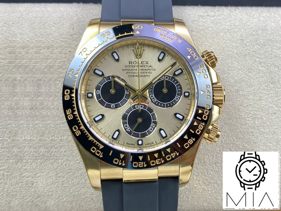 Rolex Cosmograph Daytona M116518LN-0048 Clean Factory Grey Rubber Strap