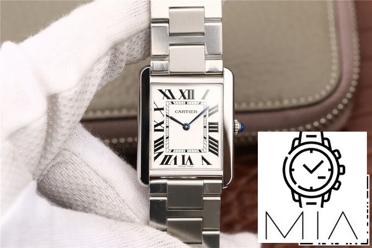 Cartier Tank W5200013 K11 Factory Stainless Steel Strap