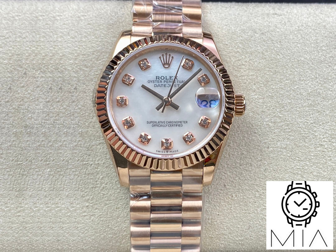 Rolex Datejust M278275-0009 31MM EW Factory White Diamond Dial
