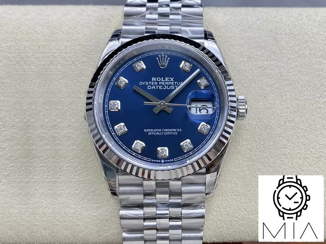 Rolex Datejust M126234-0037 36MM VS Factory Blue Diamond-set Dial