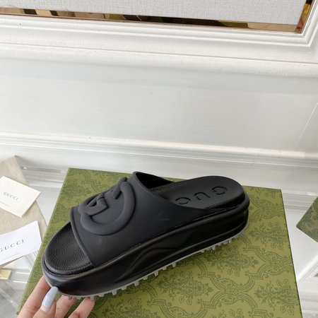 Gucci ice cream platform slippers