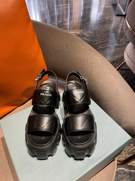 Prada calfskin sandals