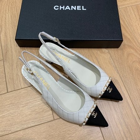 Chanel suede heels