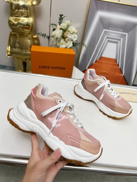 Louis Vuitton patchwork mesh sneakers