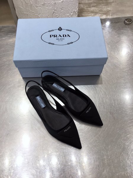 Prada Iconic patent leather women s shoes with triangle logo