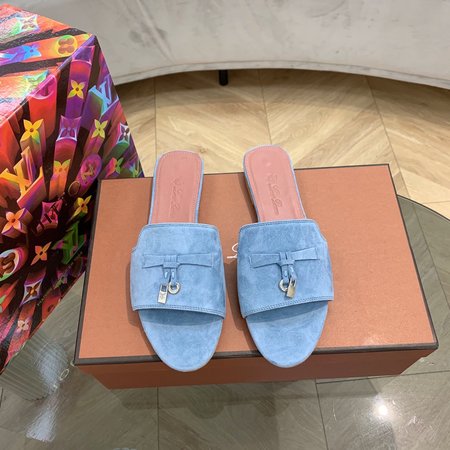 LP Slippers Cashmere Suede