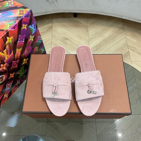 LP Slippers Cashmere Suede