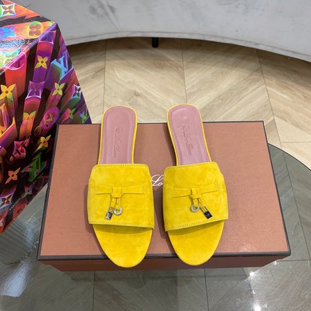 LP Slippers Cashmere Suede