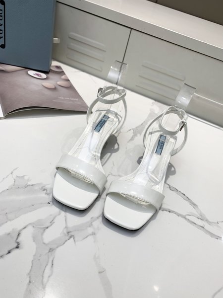 Prada Backspace high heel sandals