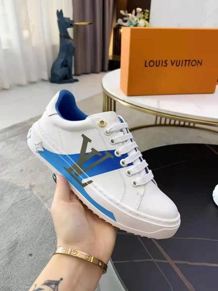 Louis Vuitton Silk leather sneakers