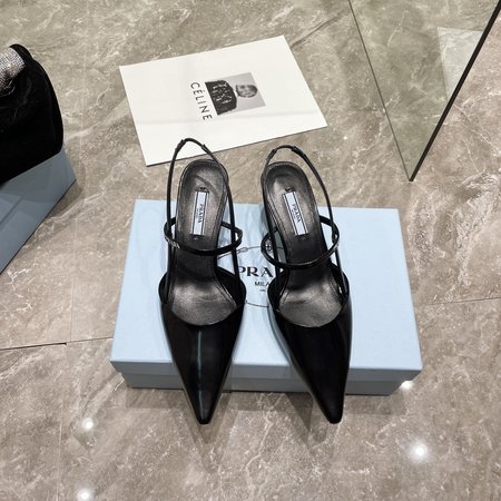 Prada Satin soft patent leather women s shoes