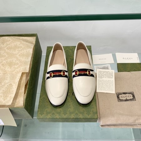 Gucci genuine leather outsole loafers