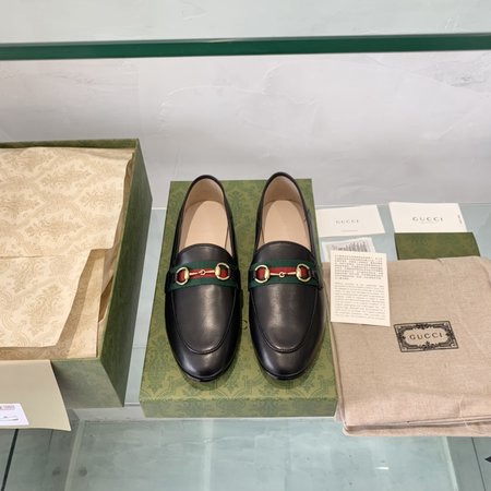 Gucci genuine leather outsole loafers