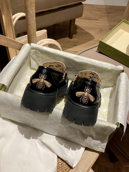 Gucci platform loafers