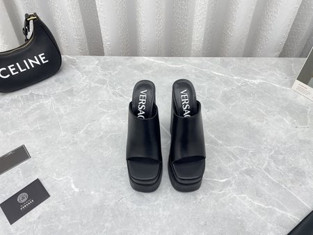Versace Medusa leather sandal slippers