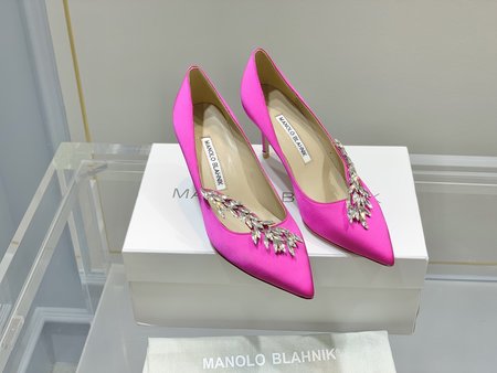 Manolo Blahnik rhinestone high heels