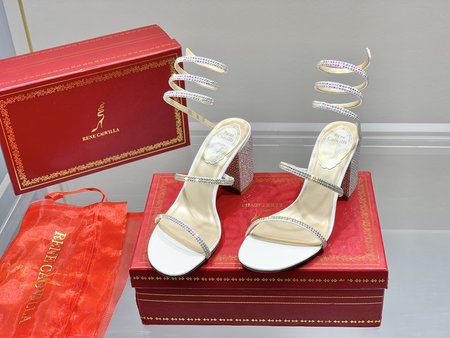 Christian Louboutine RC Snake Crystal High Heel Sandals