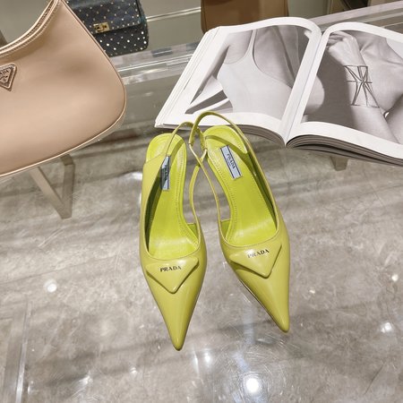 Prada Pointed Toe WedGes Sandals