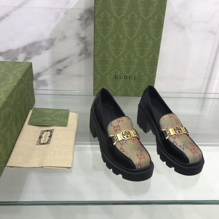 Gucci platform loafers