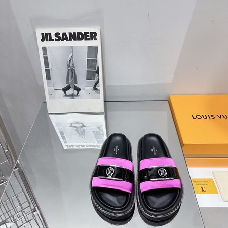 Louis Vuitton Ladies Candy Color Slippers