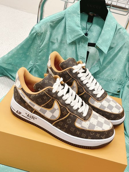 Louis Vuitton x Nike joint sports shoes Air Force 1