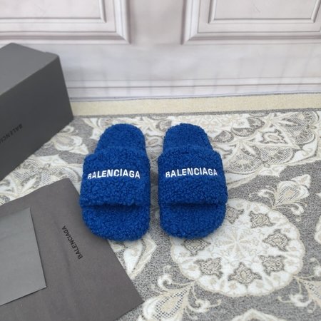 Balenciaga Political Campaign logo embroidered wool mop