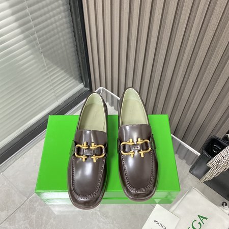 Bottega Veneta horsebit loafers leather