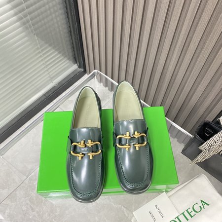 Bottega Veneta horsebit loafers leather