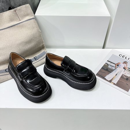 Bottega Veneta calfskin loafers