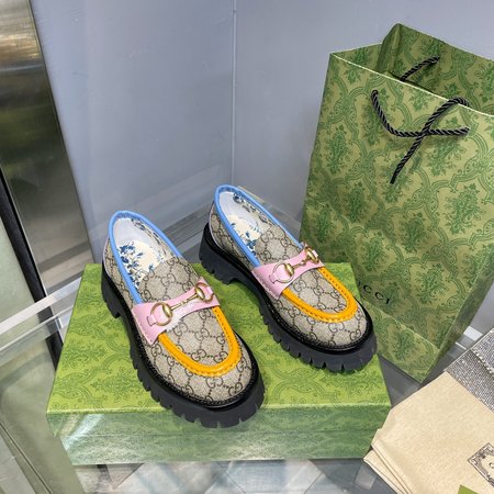 Gucci platform loafers