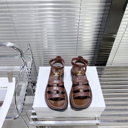 Celine leather sandals